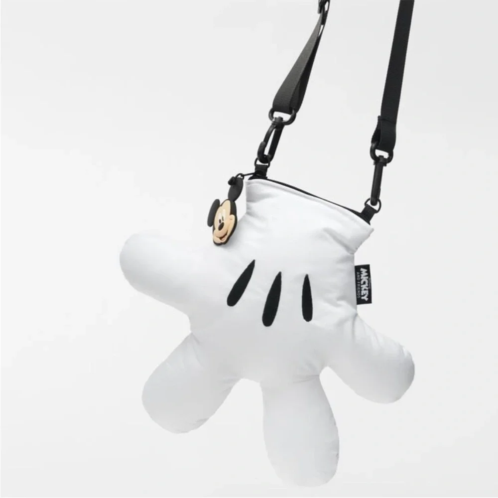 NWT Zara X Disney Mickey Mouse Glove Purse Crossbody Bag - Picture 1 of 13